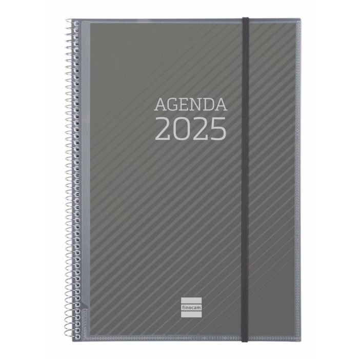 Agenda Finocam Gris A4 21 x 29,7 cm 2025 8