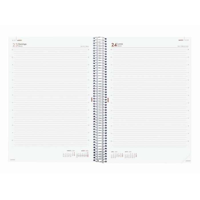 Agenda Finocam Gris A4 21 x 29,7 cm 2025 4