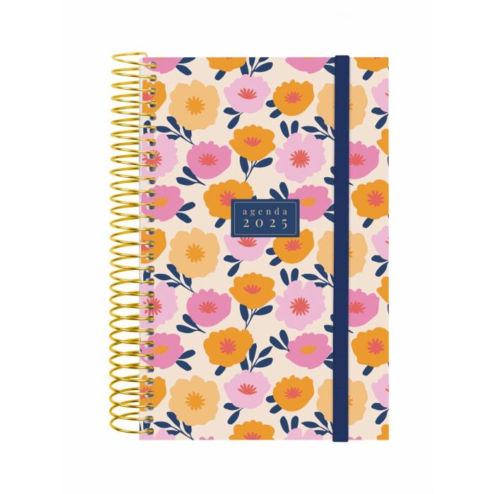 Agenda Finocam DESIGN COLLECTION 11,7 x 18,1 cm 2025 Floral 6