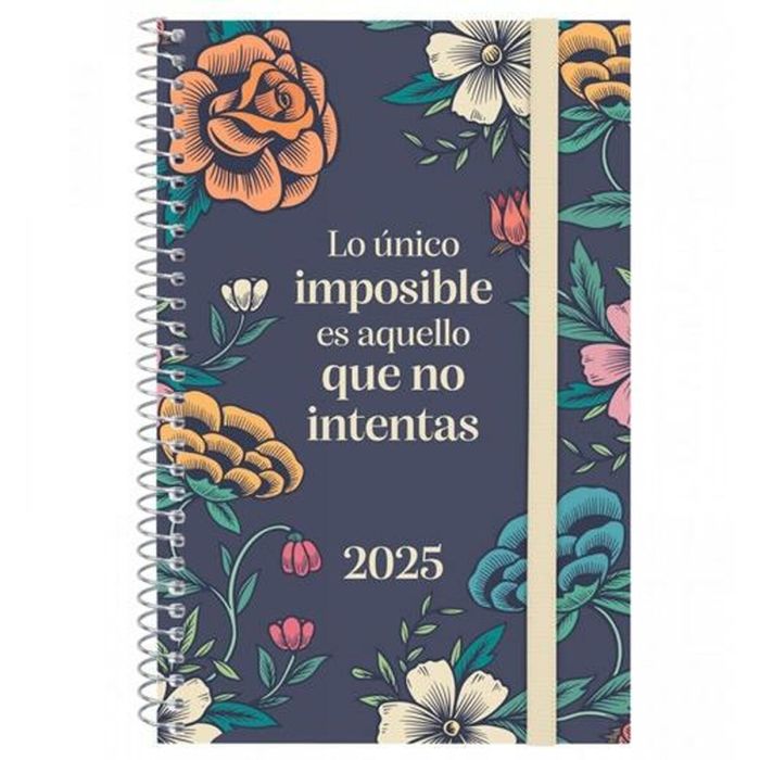 Finocam Agenda Anual Design Collection Espiral E5-117x181 mm Svh Imposible 2025