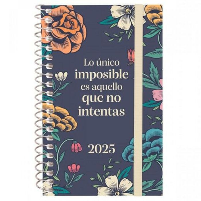 Finocam Agenda Anual Design Collection Espiral E3-79x127 mm Svh Imposible 2025