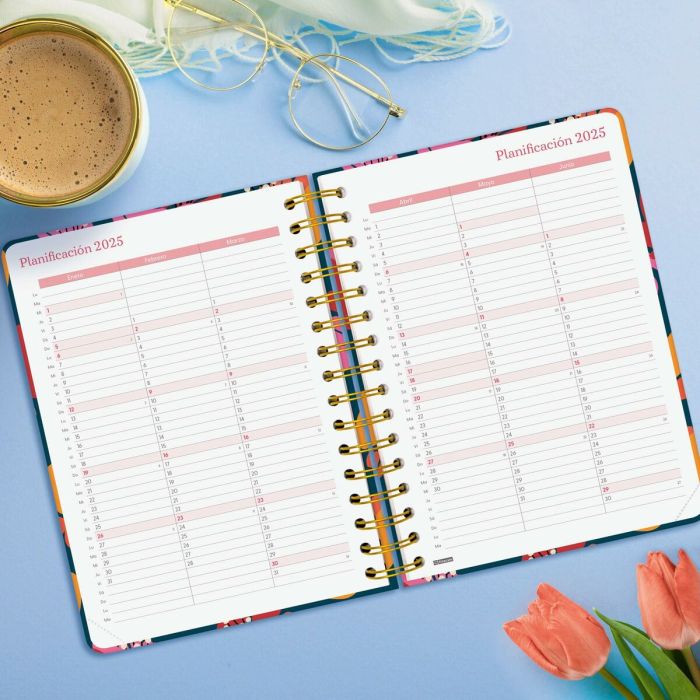 Agenda Finocam YOU A5 15,5 x 21,2 cm 2025 Floral 6