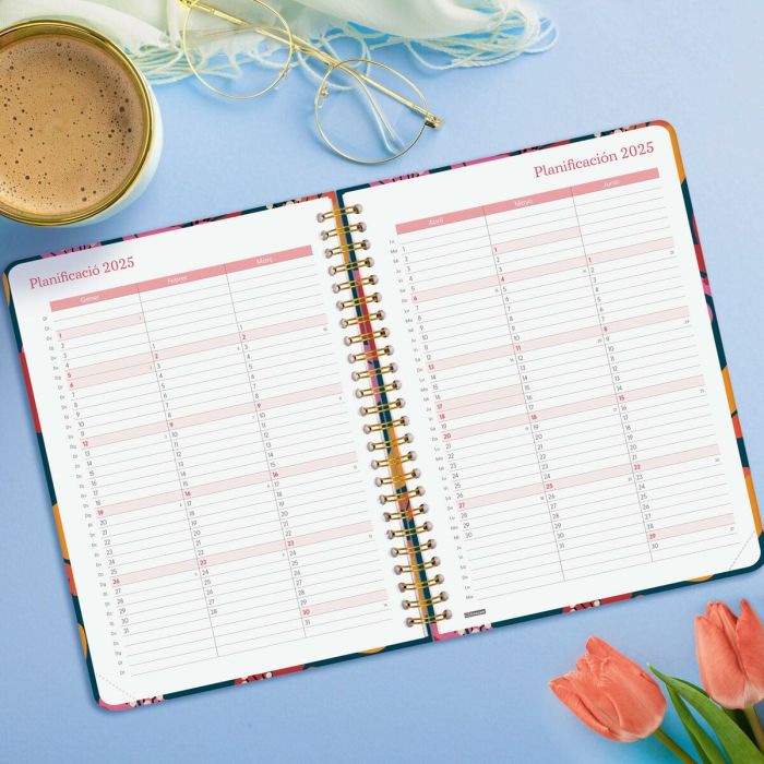 Agenda Finocam YOU A5 15,5 x 21,2 cm 2025 Floral 6