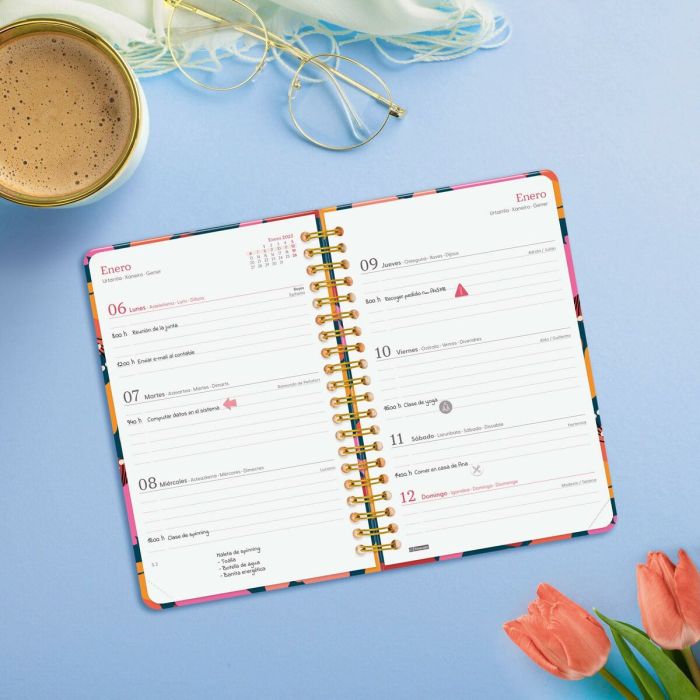 Agenda Finocam YOU 11,7 x 18,1 cm 2025 Floral 7