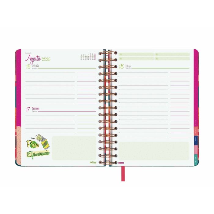 Agenda Finocam TALKUAL Cuarto 15,5 x 21,7 cm 2025 1