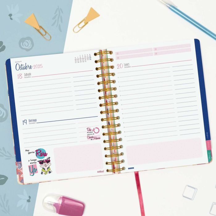 Agenda Finocam TALKUAL Cuarto 15,5 x 21,7 cm 2025 4