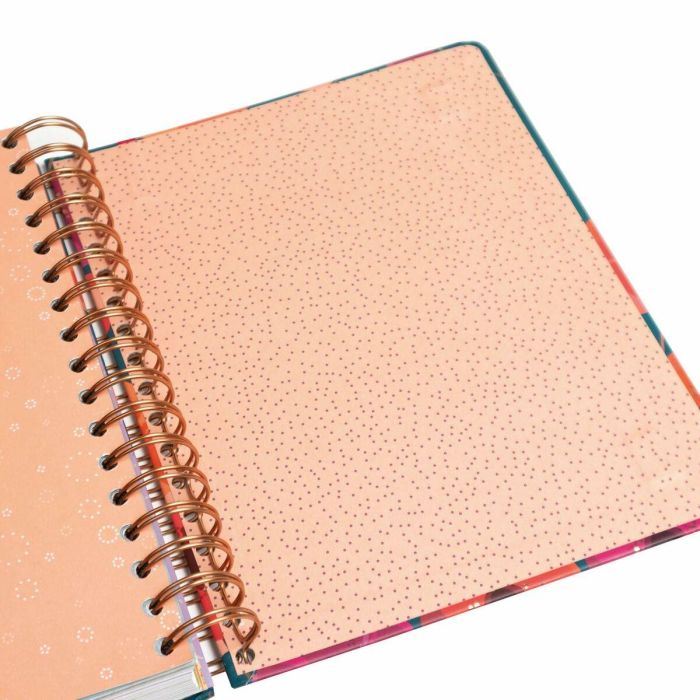 Agenda Finocam Talkual Cuarto 15,5 x 21,7 cm 2025 Flores 2