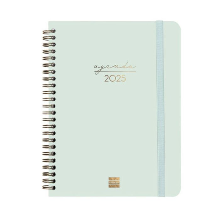 Agenda 2025 Trendy Alma E10 155X212Mm Semana Vista Horizontal Menta Finocam 762020325