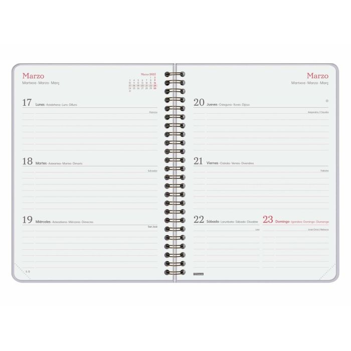 Agenda Finocam ALMA Lila A5 15,5 x 21,2 cm 2025 4