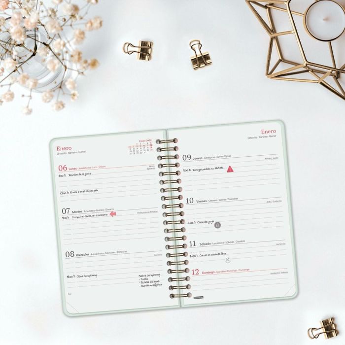 Agenda Finocam ALMA Menta 11,7 x 18,1 cm 2025 7