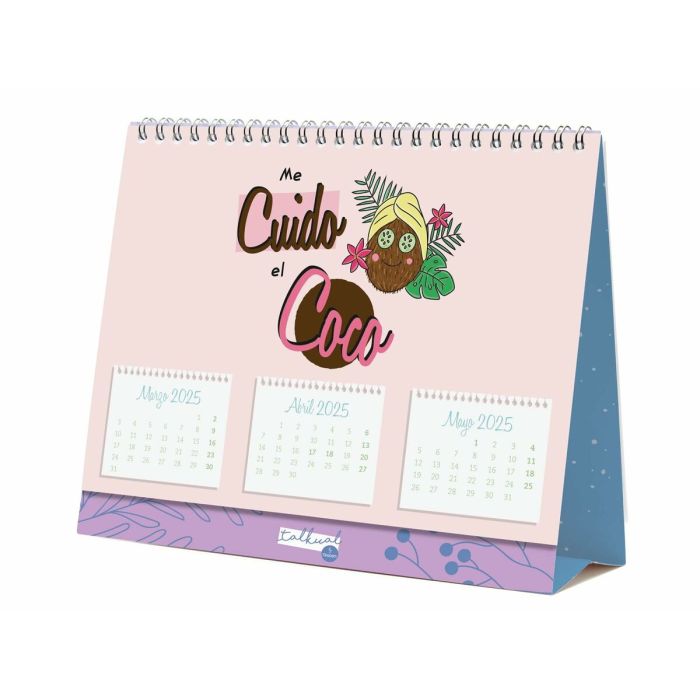 Calendario de Sobremesa Finocam TALKUAL Multicolor Papel 21 x 15 cm 2025 3