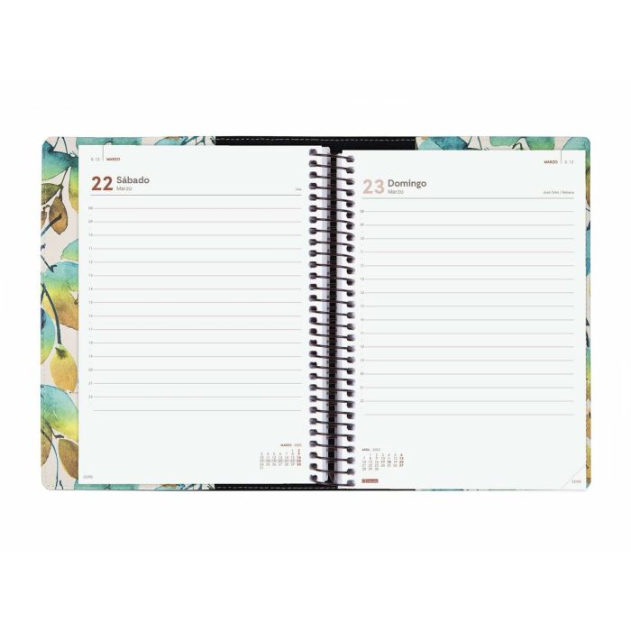 Agenda Finocam DUODESIGN E10 A5 15,5 x 21,2 cm 2025 Bloc de Notas 4