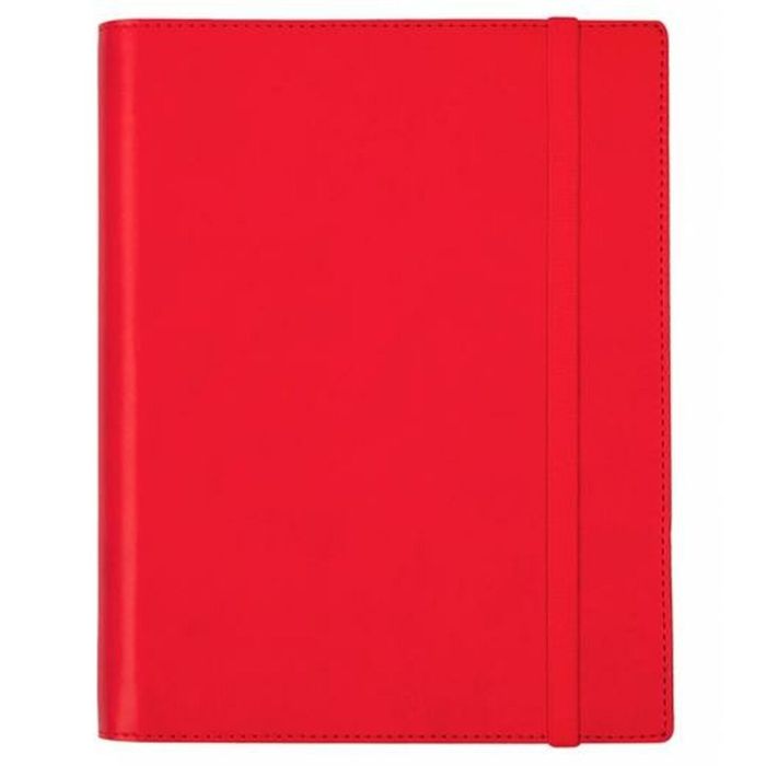 Finocam Agenda Anual Duoband Con Bloc De Notas E10-155x212 mm 1Dp Rojo 2025