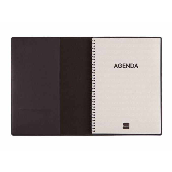 Agenda Finocam DUOBAND E10 Negro A5 15,5 x 21,2 cm 2025 Bloc de Notas 5