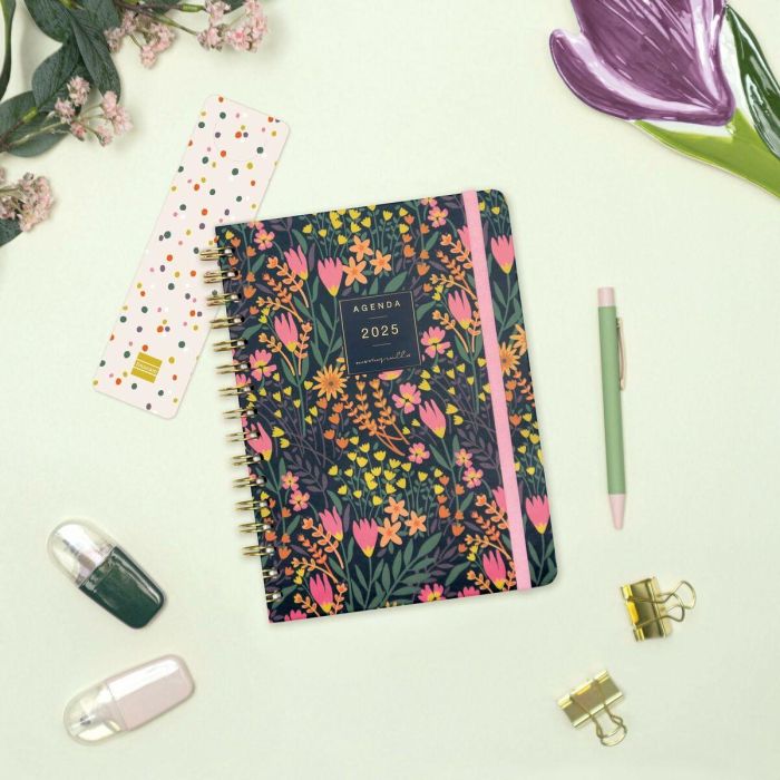 Agenda Finocam Moniquilla A5 15,5 x 21,2 cm 2025 Floral 9 Agenda Finocam Moniquilla A5 15,5 x 21,2 cm 2025 Floral 9