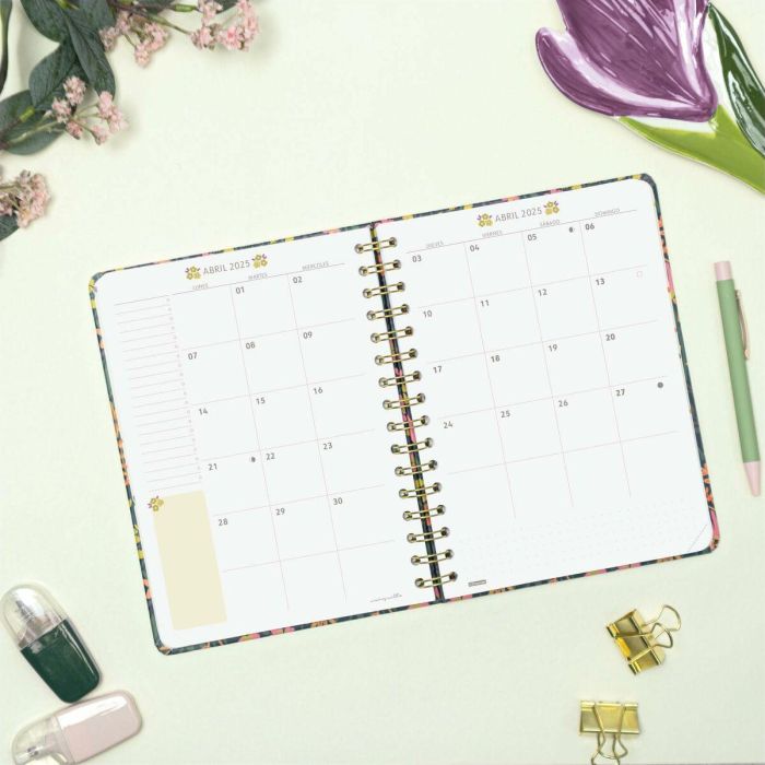 Agenda Finocam Moniquilla A5 15,5 x 21,2 cm 2025 Floral 6 Agenda Finocam Moniquilla A5 15,5 x 21,2 cm 2025 Floral 6