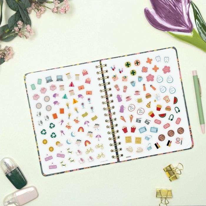 Agenda Finocam Moniquilla A5 15,5 x 21,2 cm 2025 Floral 5 Agenda Finocam Moniquilla A5 15,5 x 21,2 cm 2025 Floral 5