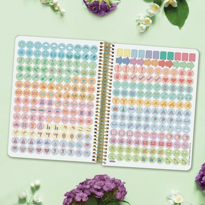 Agenda Finocam CLOE A5 15,5 x 21,2 cm 2025 Floral 3