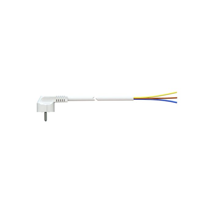 Cable de Alimentación Solera 7000/1,5 Schuko 4,8 mm 250 V 16 A Blanco 3 x 1,5 mm 1,5 m