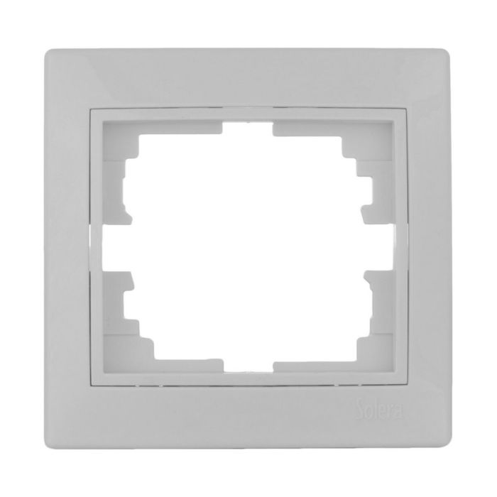 Marco para 1 elemento blanco 83x81x10mm serie europa solera erp71u