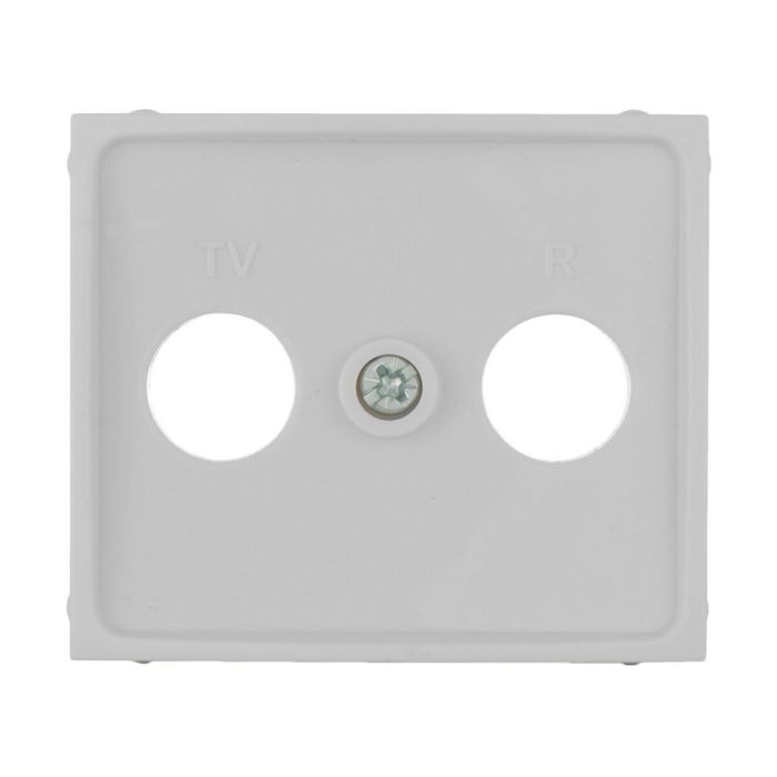 Tapa para toma de señal tv/r color blanco serie europa solera erp47tlv