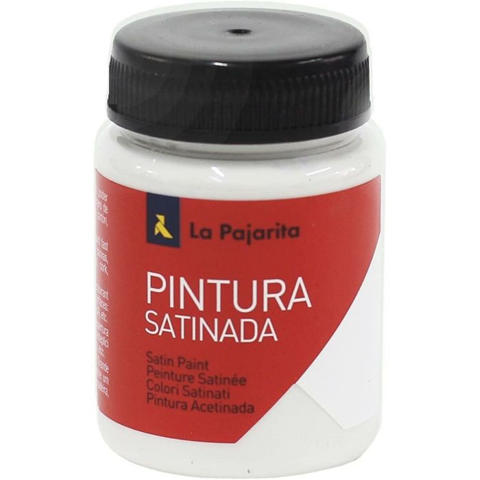 La Pajarita Témpera Escolar Bote De 35 mL Satinada Blanco L-21