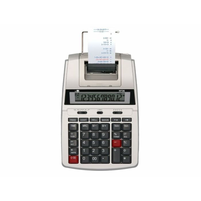 Calculadora impresora Liderpapel XF36 Blanco 3