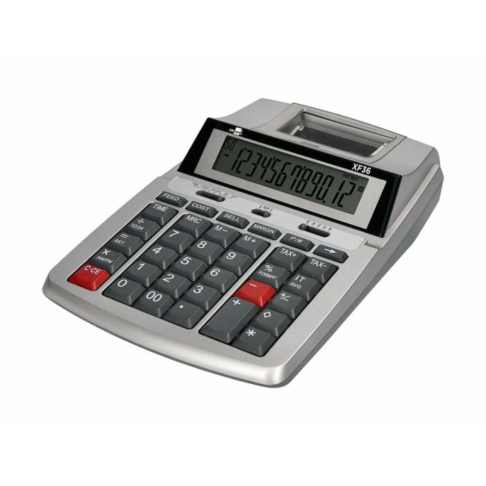 Calculadora impresora Liderpapel XF36 Blanco 2