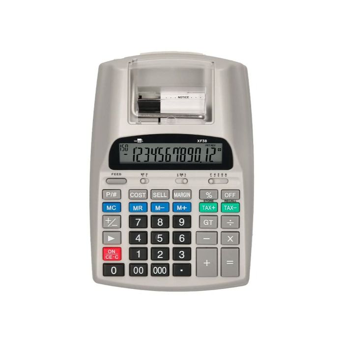 Calculadora impresora Liderpapel XF38 Blanco 3