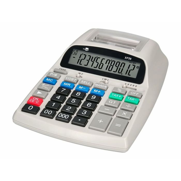 Calculadora impresora Liderpapel XF38 Blanco 1