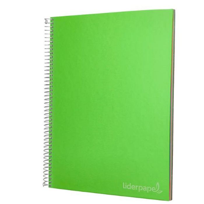 Cuaderno Liderpapel BA96 Verde A4 140 Hojas