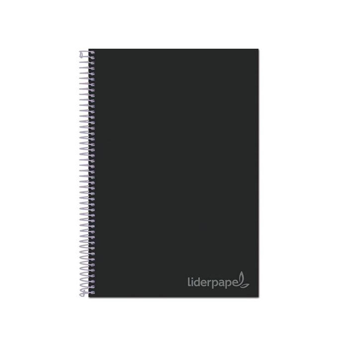 Cuaderno Liderpapel BA98 Negro A4 140 Hojas 1