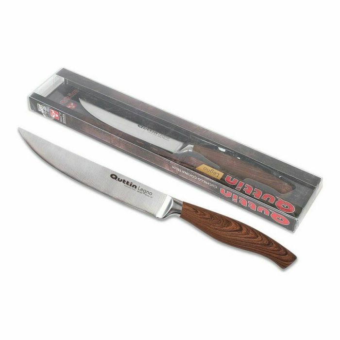 Cuchillo de Cocina Quttin Legno Acero Inoxidable (13 cm) Cuchillo de Cocina Quttin Legno Acero Inoxidable (13 cm)