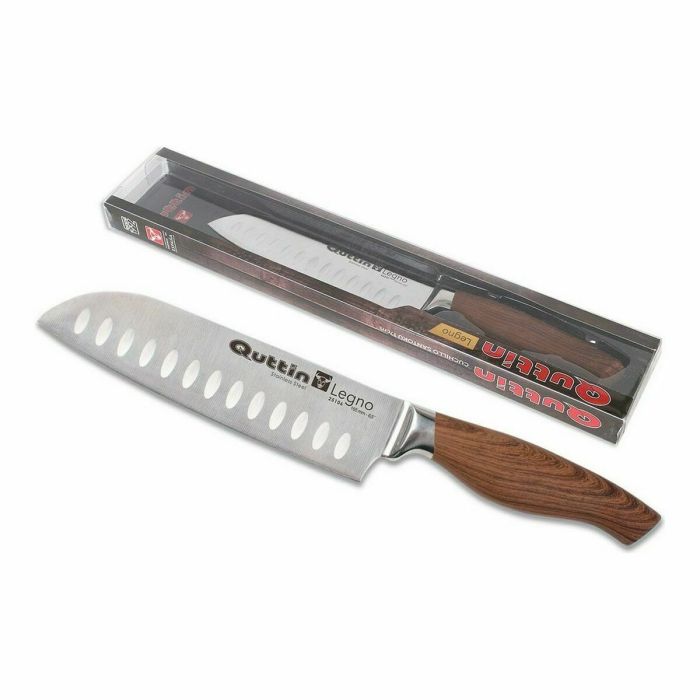 Cuchillo de Cocina Quttin Santoku Legno 17 cm (6 Unidades) 1