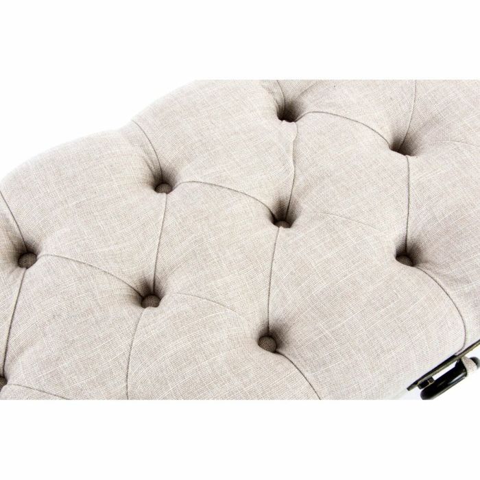 Banqueta DKD Home Decor   Beige Metal Madera MDF 30 x 40 cm 101 x 42 x 43 cm 3