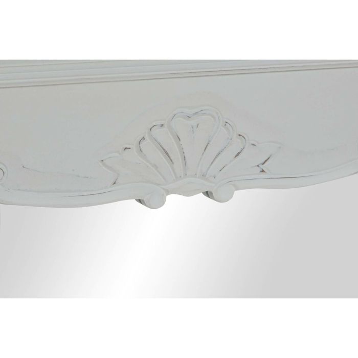 Espejo de pared DKD Home Decor Blanco Madera Natural 105 x 64 x 4,5 cm 1