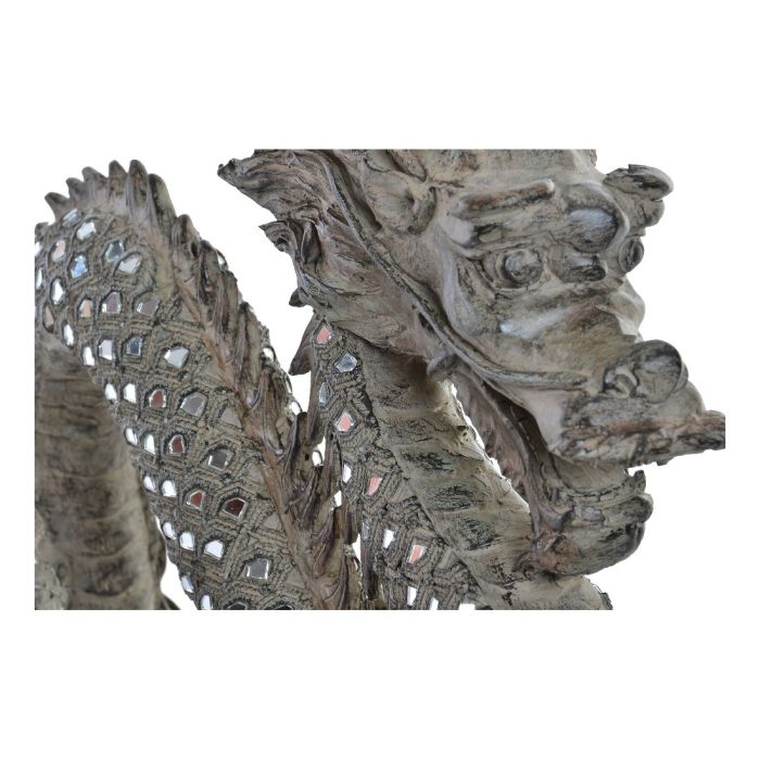 Figura Decorativa DKD Home Decor Dragón Resina Cristal (52 x 13.5 x 31 cm) 2