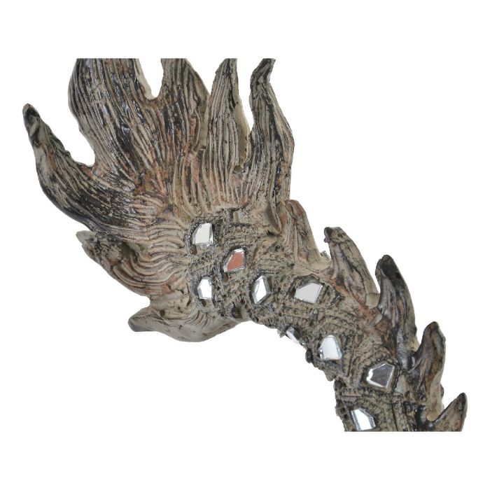 Figura Decorativa DKD Home Decor Dragón Resina Cristal (52 x 13.5 x 31 cm) 1