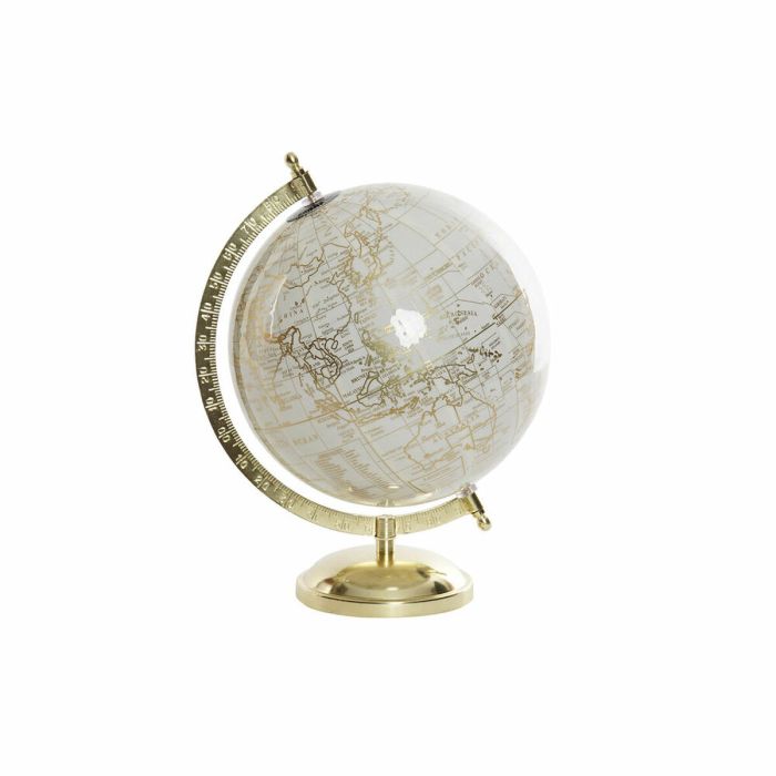 Globo Terraqueo DKD Home Decor Blanco Papel Plástico Hierro (20 x 20 x 28 cm) Globo Terraqueo DKD Home Decor Blanco Papel Plástico Hierro (20 x 20 x 28 cm)