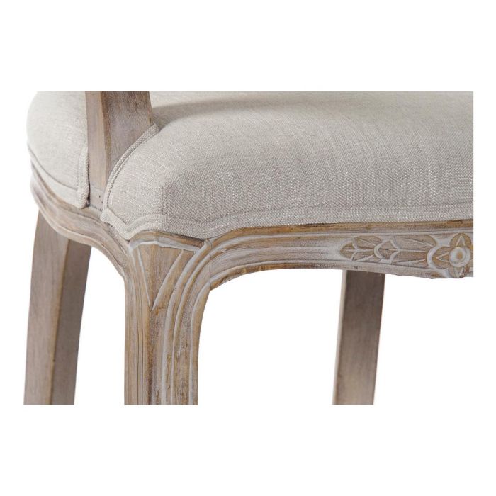 Silla DKD Home Decor Marrón Beige Madera 57 x 57 x 94 cm 4 Silla DKD Home Decor Marrón Beige Madera 57 x 57 x 94 cm 4