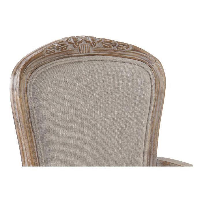Silla DKD Home Decor Marrón Beige Madera 57 x 57 x 94 cm 3 Silla DKD Home Decor Marrón Beige Madera 57 x 57 x 94 cm 3