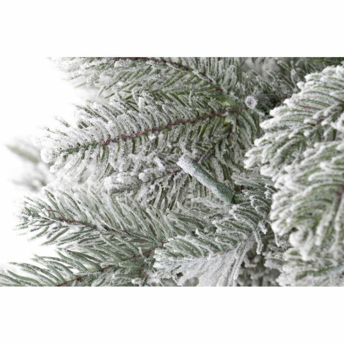 Árbol de Navidad DKD Home Decor Metal PVC Navidad LED Nevado (127 x 127 x 180 cm)