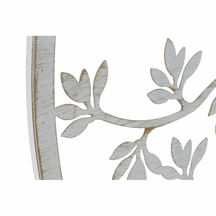 Decoración de Pared DKD Home Decor 100 x 1 x 100 cm Árbol Dorado Blanco Indio (2 Unidades) 1