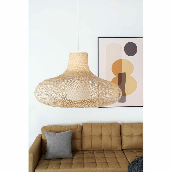 Lámpara de Techo DKD Home Decor Bambú 60 W (75 x 75 x 48 cm) 1