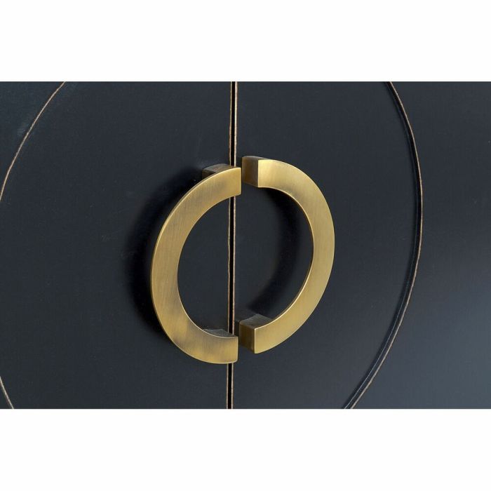 Aparador DKD Home Decor   Negro Dorado Metal Álamo 150 x 50 x 80 cm 5