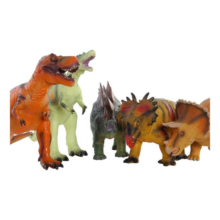 Dinosaurio DKD Home Decor 6 Unidades 48 x 23 x 34,5 cm Blando 1