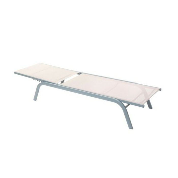 Tumbona DKD Home Decor reclinable PVC Aluminio (191 x 58 x 98 cm) 1