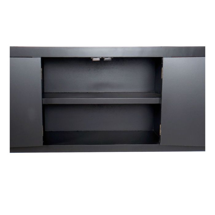 Mueble de TV DKD Home Decor Negro Multicolor Madera Abeto Madera MDF 130 x 24 x 51 cm 2
