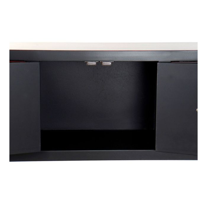 Consola DKD Home Decor Abeto Negro 95 x 24 x 79 cm Madera MDF 2