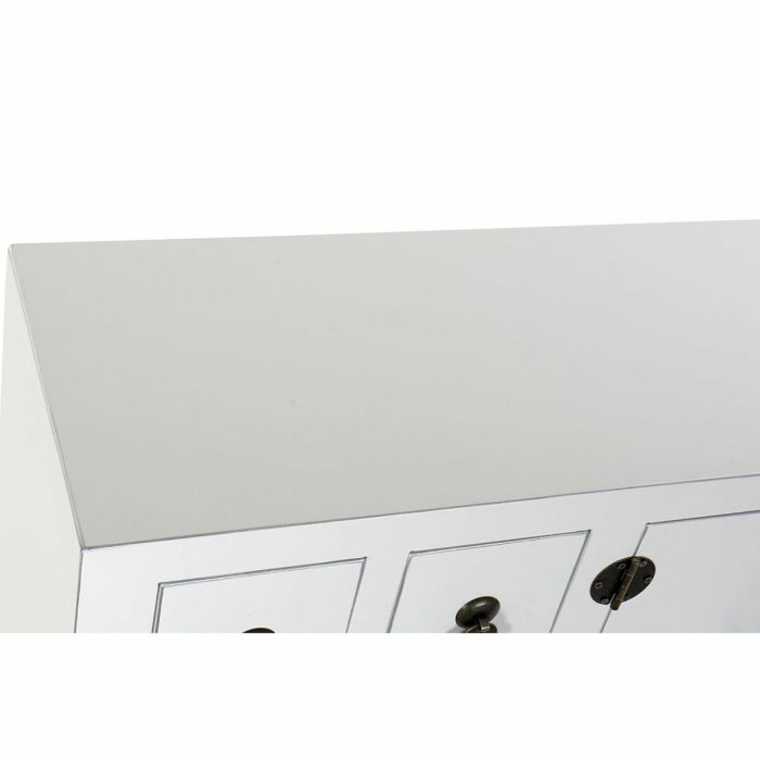 Consola DKD Home Decor Blanco Plata Abeto Madera MDF (95 x 24 x 79 cm) 2